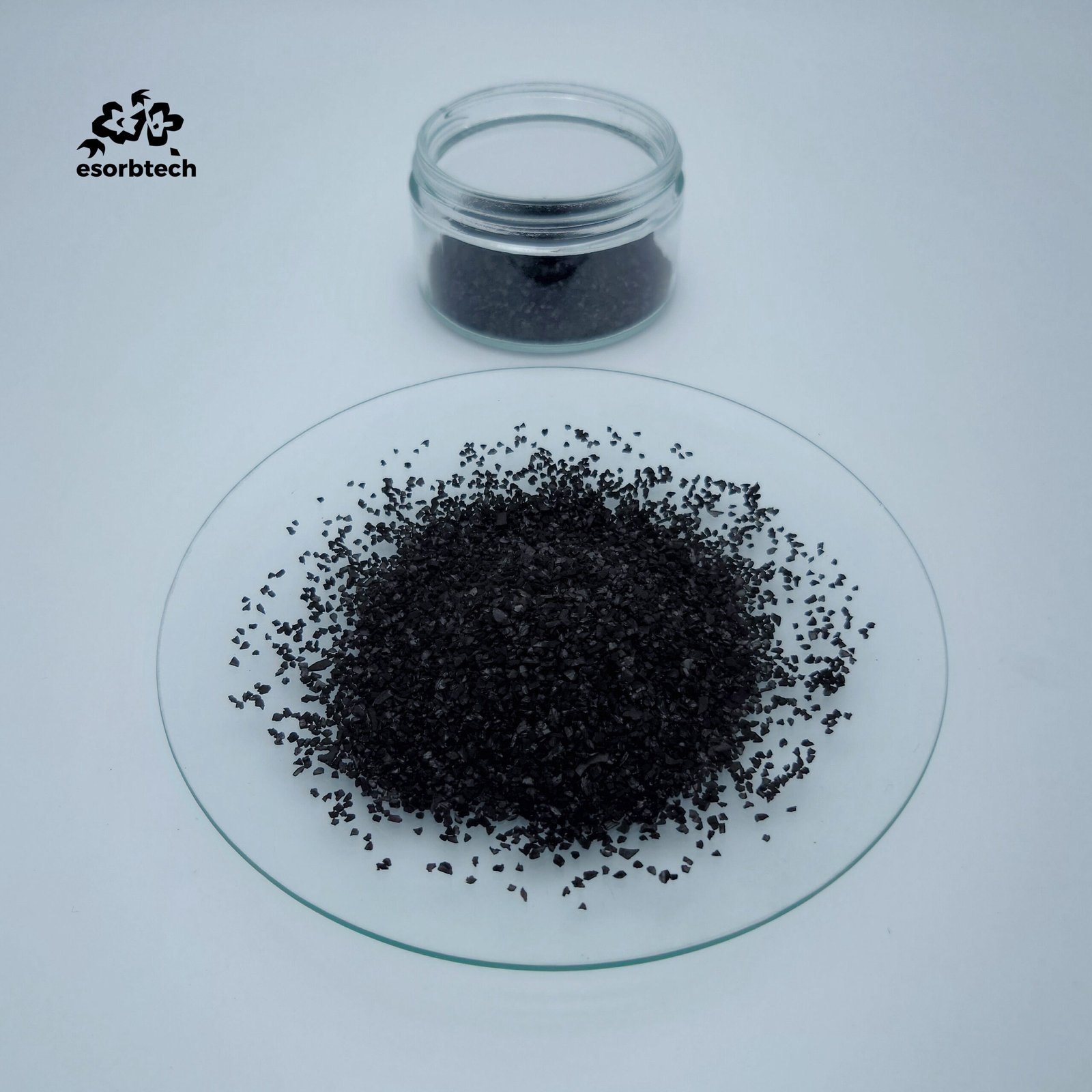 1100mg/G Coconut Shell Activated Charcoal For Water Purification 8×16 Mesh Size