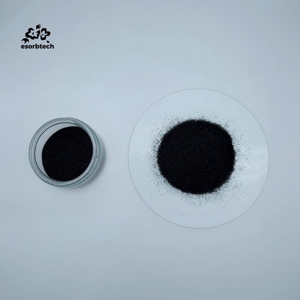 1000 mg/g Coconut Shell Activated Carbon — 30×60 Mesh Granules, Bulk, ISO & NSF Approved