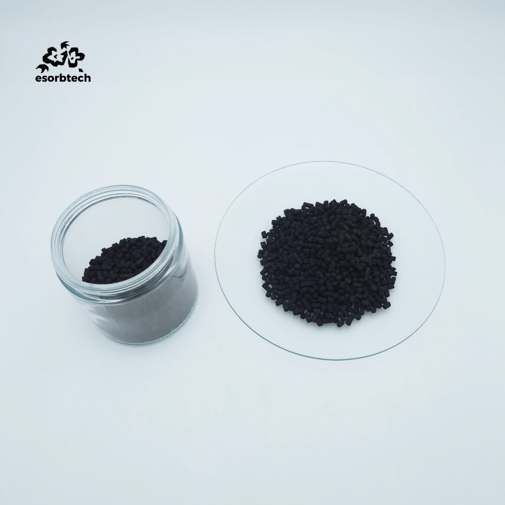 Broad Spectrum Impregnated Extruded Activated Carbon With 900-1100m²/G BET Surface Area For VOC And Industrial Odor Removal