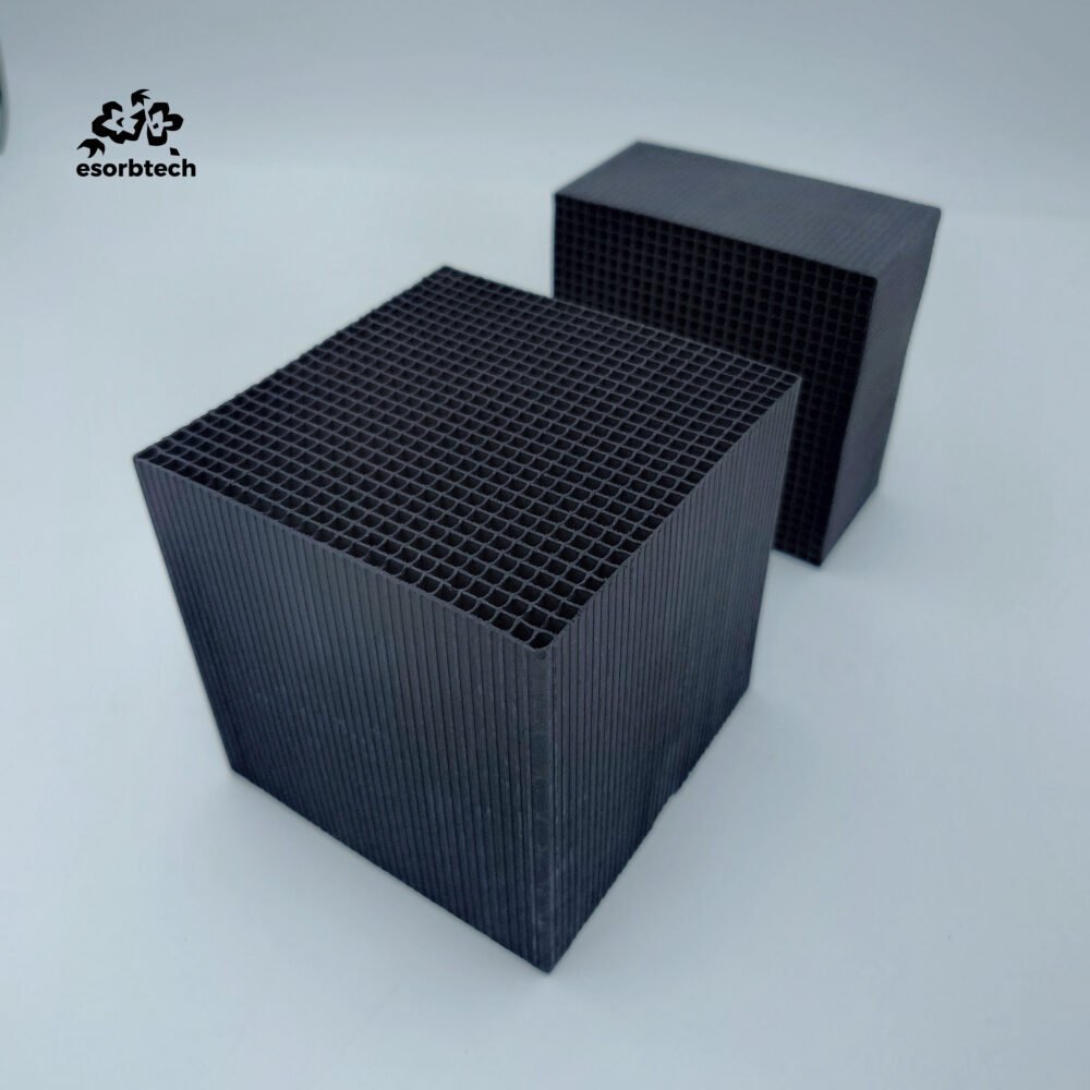Sustainable 900mg/g Coal Based Activated Carbon Honeycomb For VOCs Removal 100*100*100mm